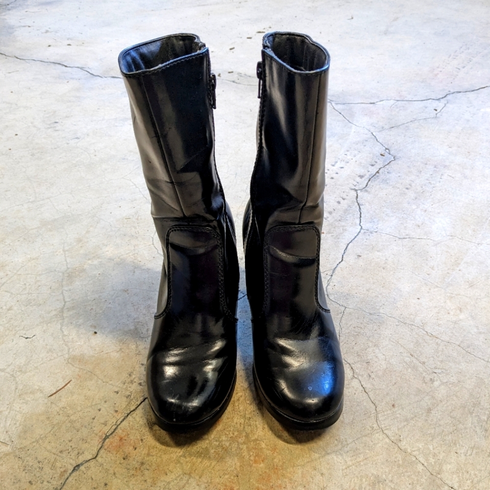 6.5 Women's Black High Heel Boots